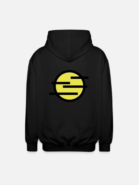 hazy weather, haze - Unisex Hooded Jacket - black
