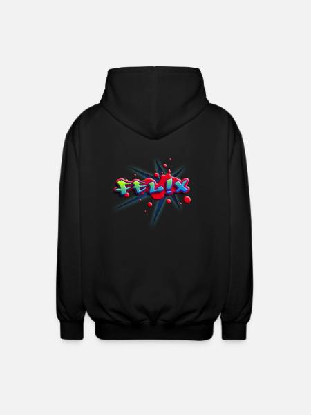 felix_c_012014 - Unisex Kapuzenjacke - Schwarz