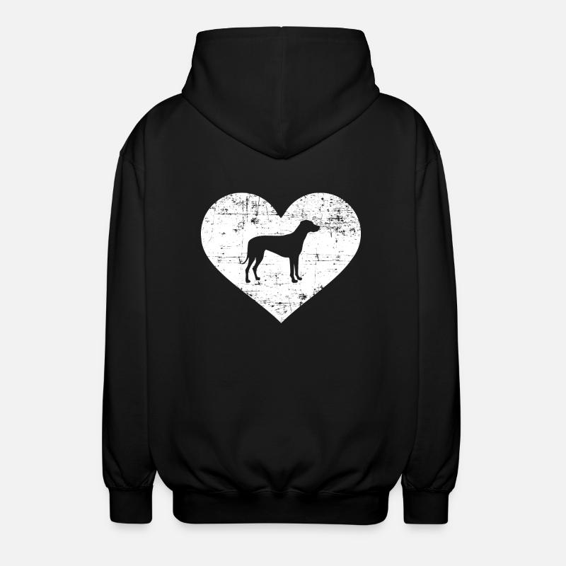 Rhodesian Ridgeback - Veste à capuche unisexe - noir