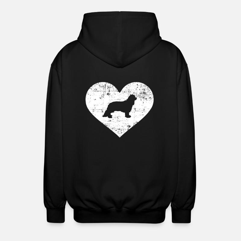 Cavalier King Charles - Unisex Hooded Jacket - black