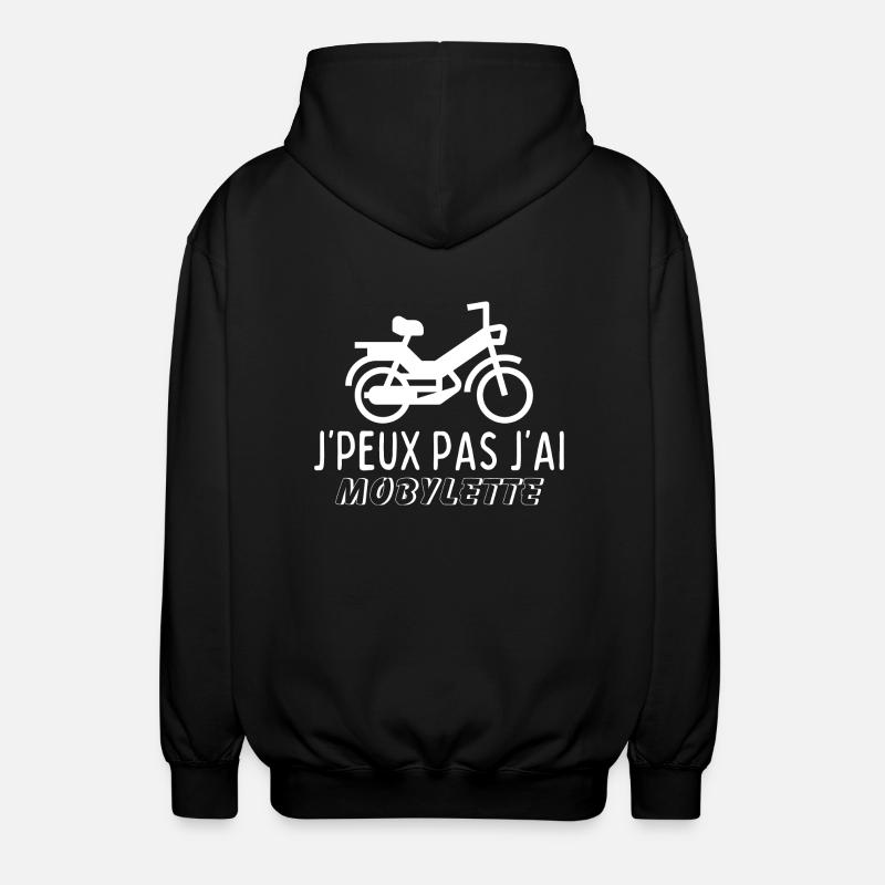 J'peux Pas J'ai Mobylette - Veste à capuche unisexe - noir