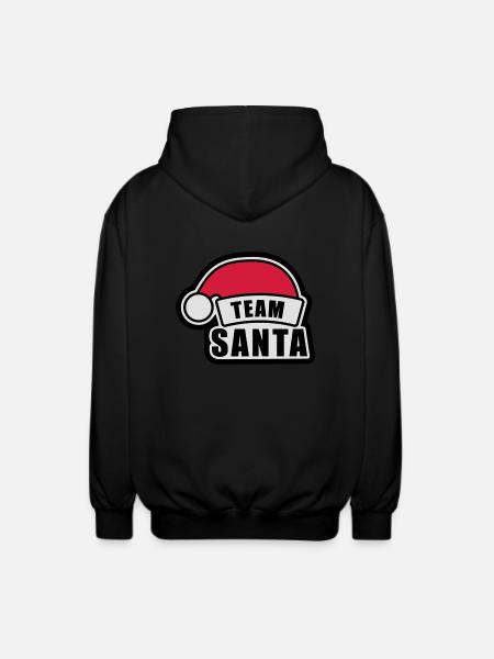 team_santa__f3 - Veste à capuche unisexe - noir