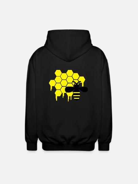 honey_wespe_01 - Veste à capuche unisexe - noir