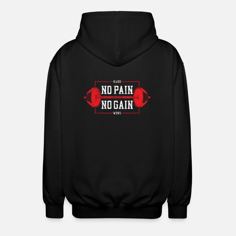 On n’a rien sans rien - Veste à capuche unisexe - noir