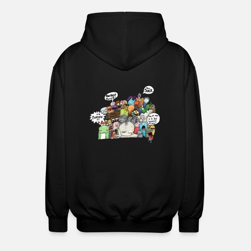 concentration - Veste à capuche unisexe - noir