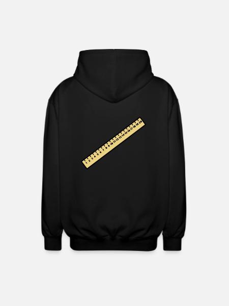 Règle - Veste à capuche unisexe - noir