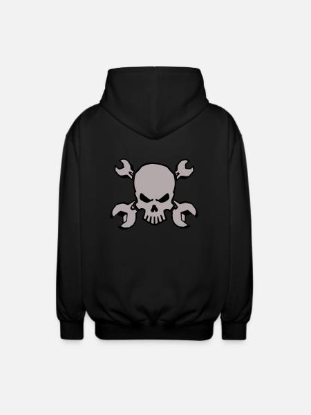 TOOLSKULL - 2C - Unisex Hooded Jacket - black