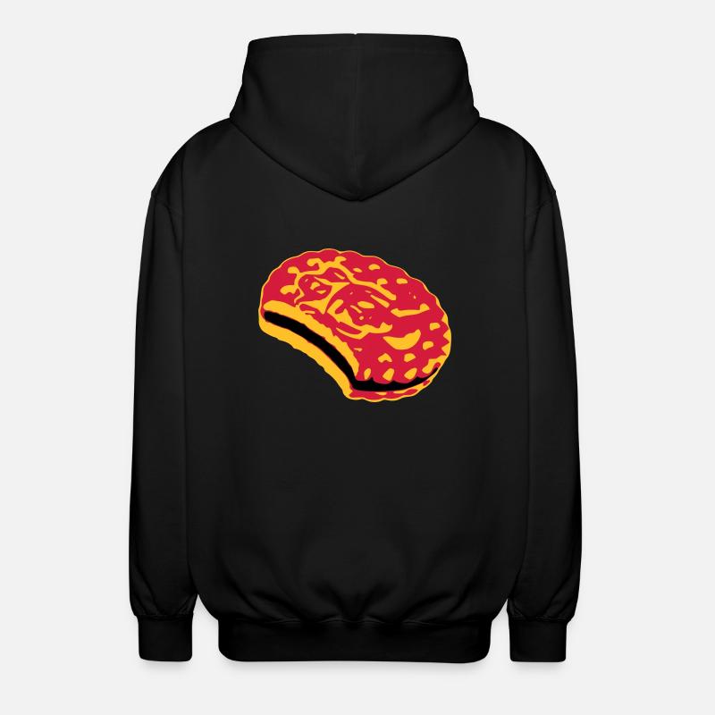 Keks - Unisex Kapuzenjacke - Schwarz