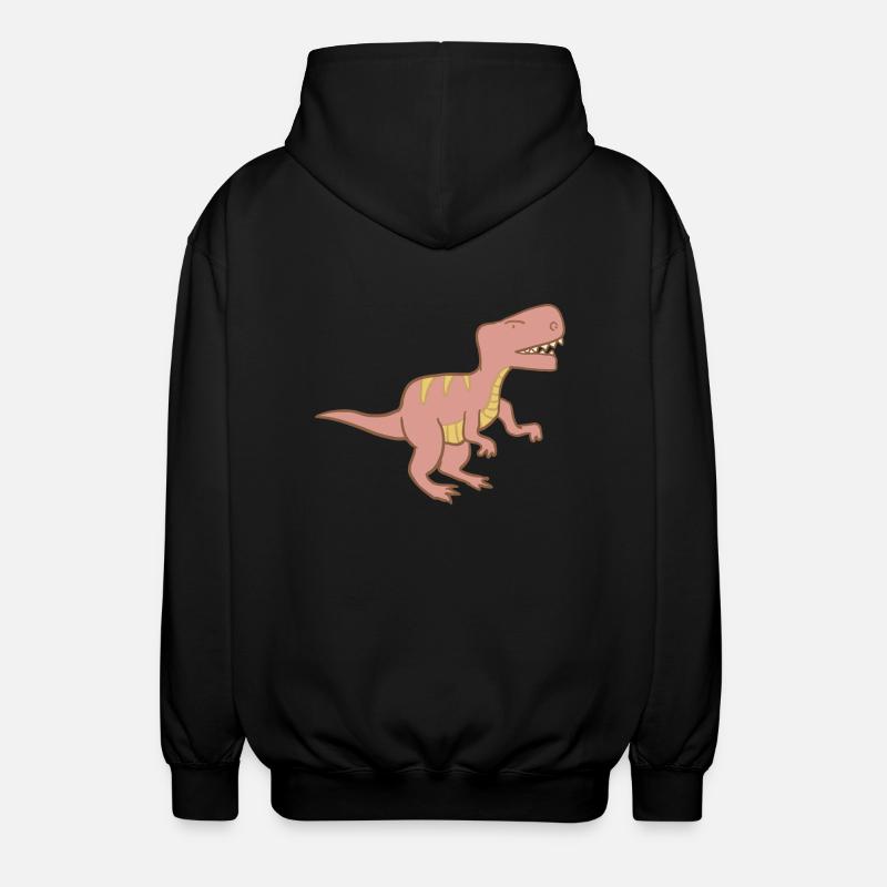 Dino #kidscontest - Unisex Kapuzenjacke - Schwarz