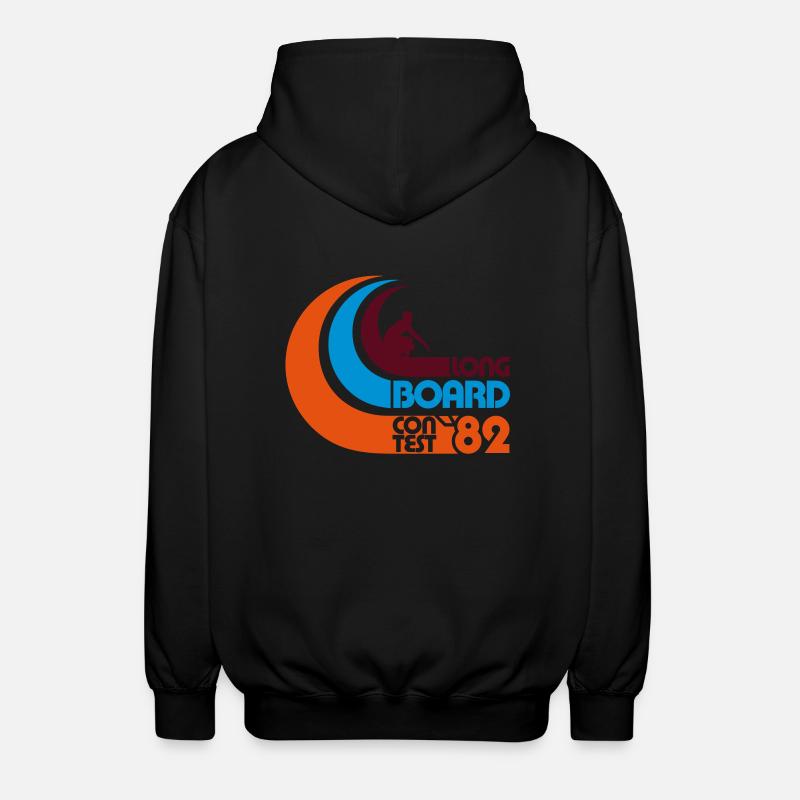 Longboard concours 82 - Veste à capuche unisexe - noir