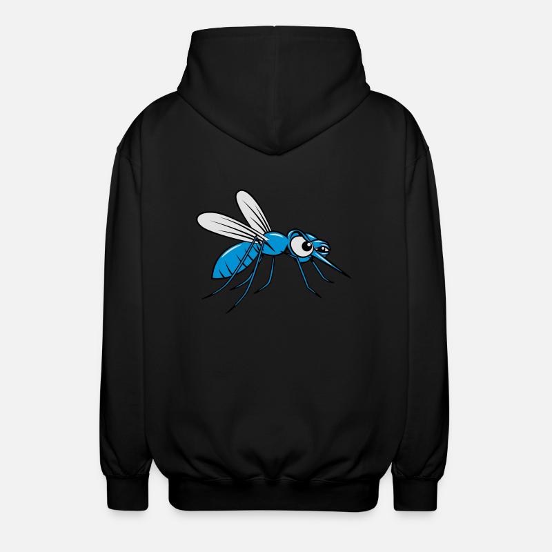 moustique drôle - Veste à capuche unisexe - noir