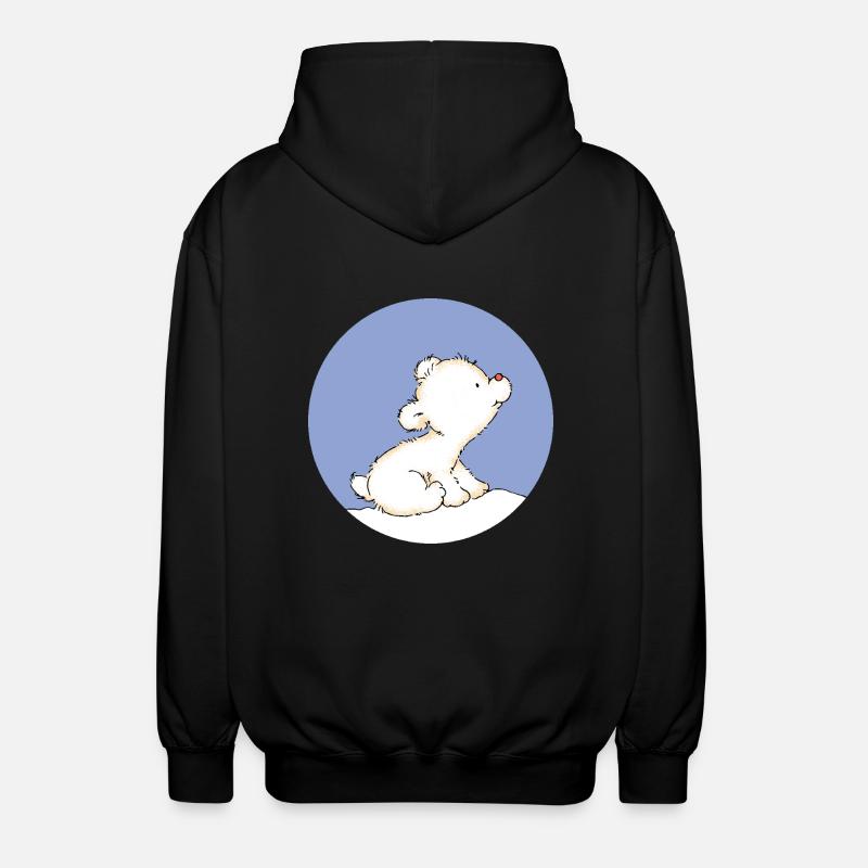 Baby Polar Bear - Veste à capuche unisexe - noir