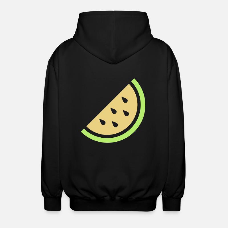 Melone - Unisex Kapuzenjacke - Schwarz