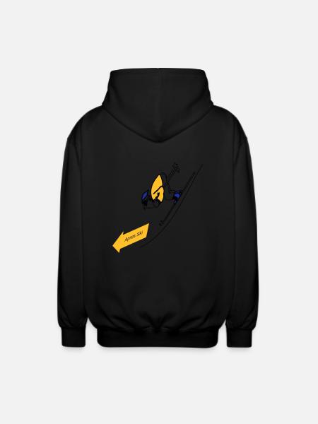 Apres ski - Unisex Kapuzenjacke - Schwarz