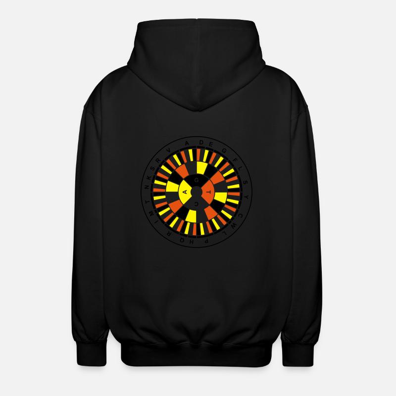 Genetic Code Nerd v1 - Unisex Kapuzenjacke - Schwarz