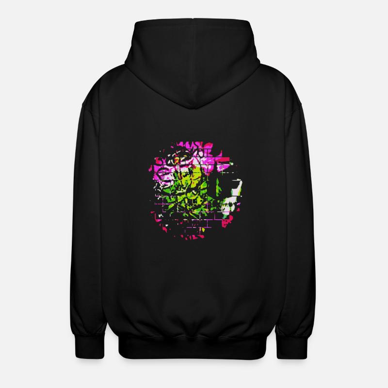 Graffiti - Unisex Kapuzenjacke - Schwarz