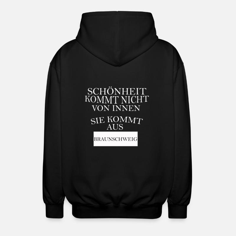 Braunschweig - Unisex Kapuzenjacke - Schwarz