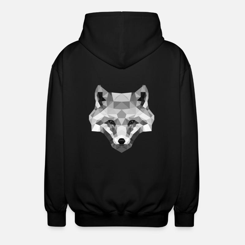PolyFox - Unisex Kapuzenjacke - Schwarz