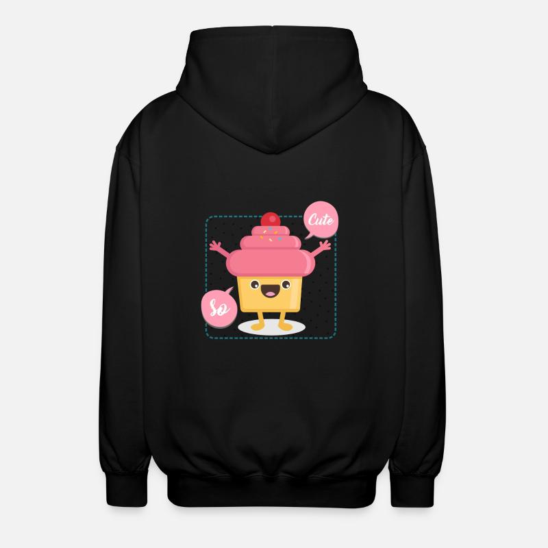 Cupcake So cute - Veste à capuche unisexe - noir