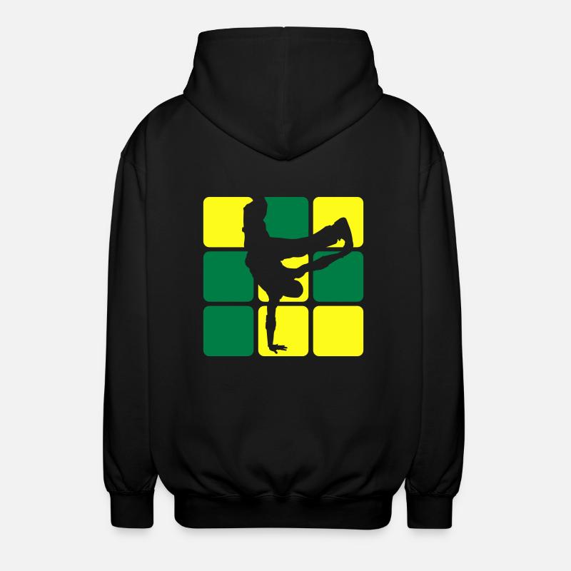 BREAKDANCE 2C 1 - Veste à capuche unisexe - noir