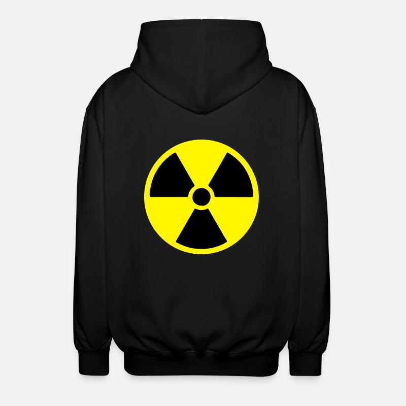radioactive - Unisex Kapuzenjacke - Schwarz