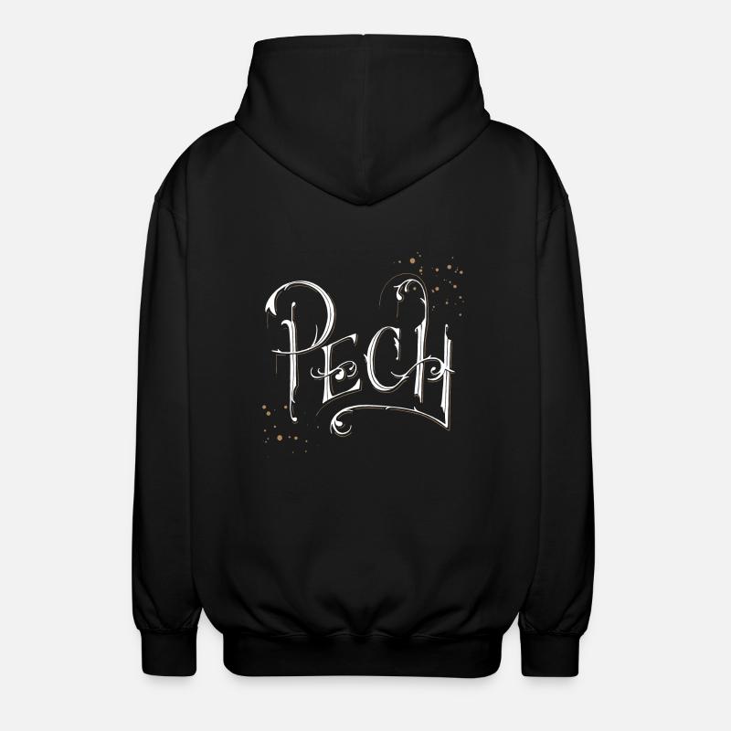 Pech & Schwefel | P - Unisex Kapuzenjacke - Schwarz