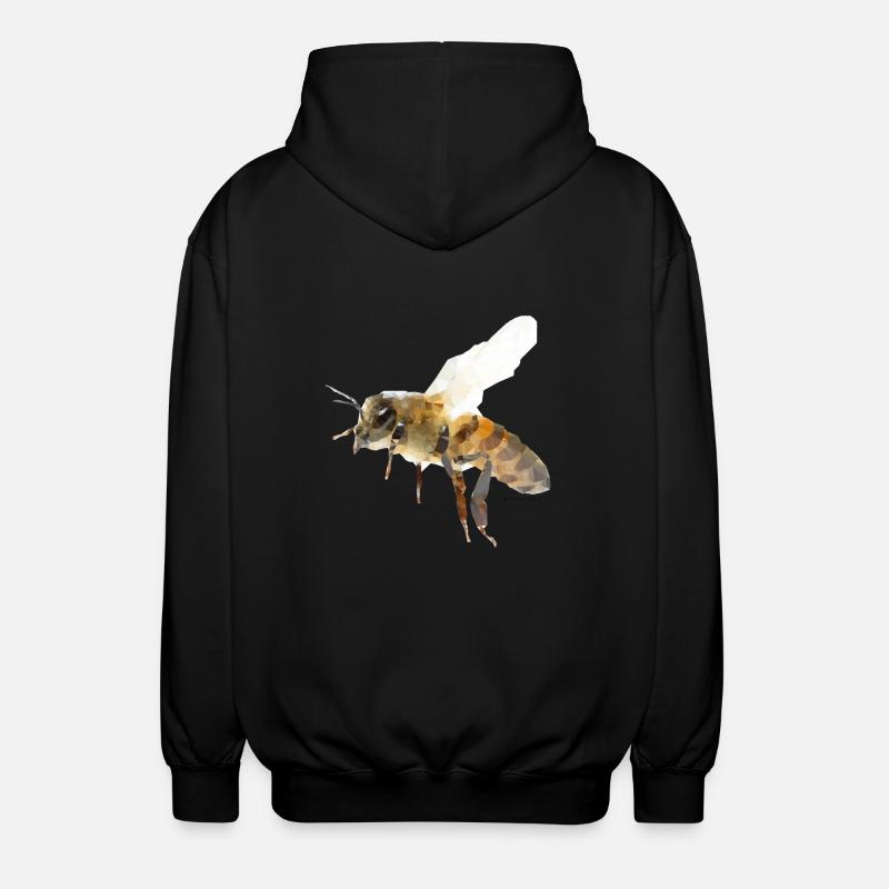 Abeille - Veste à capuche unisexe - noir