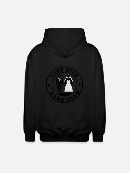 game_over__f2 - Unisex Kapuzenjacke - Schwarz