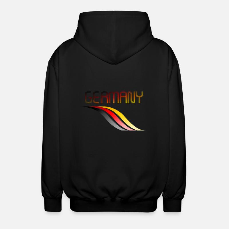 Germany 2 - Unisex Kapuzenjacke - Schwarz