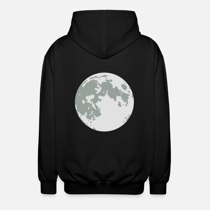 lune - Veste à capuche unisexe - noir