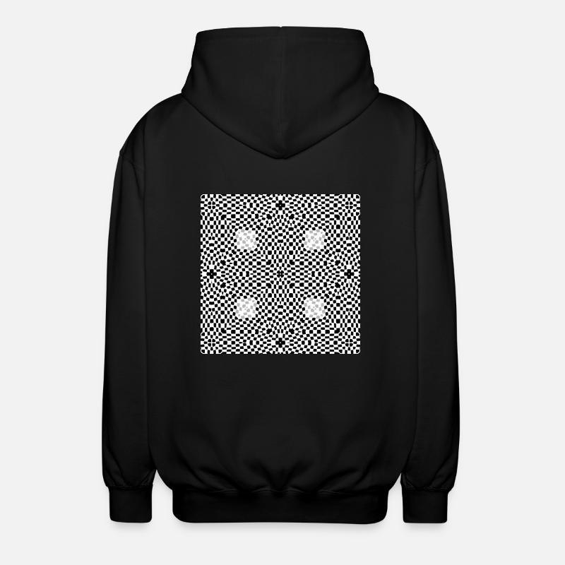 abstraction - Veste à capuche unisexe - noir