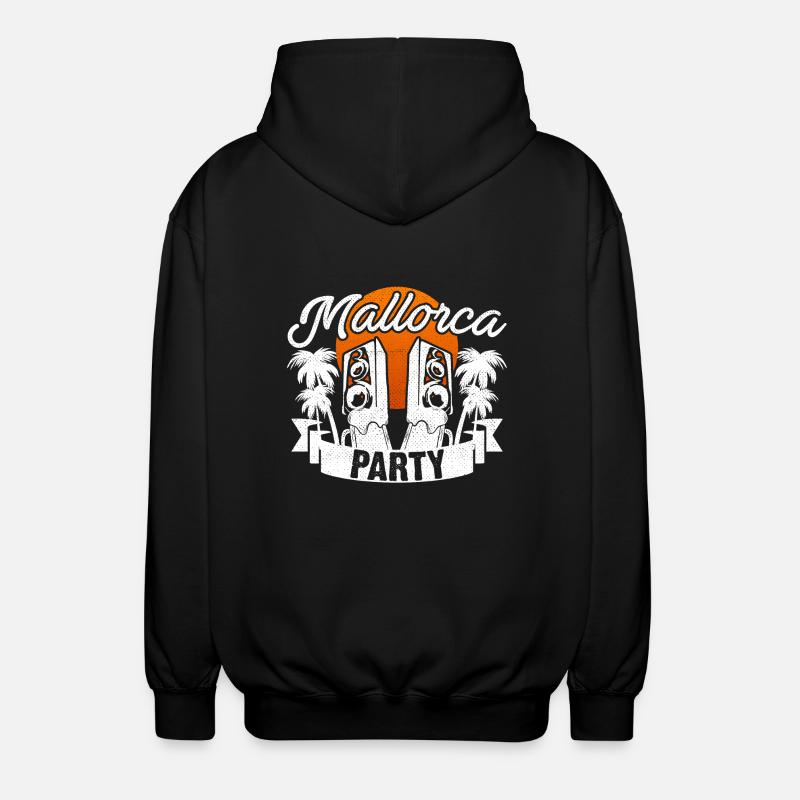 Mallorca Party - Unisex Kapuzenjacke - Schwarz