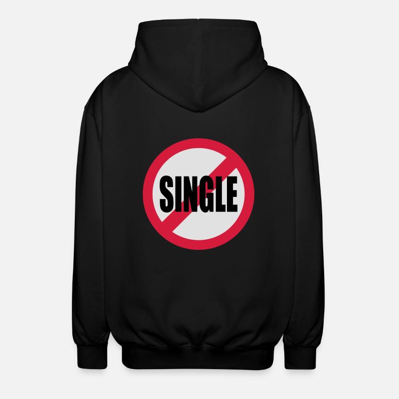 single - Unisex Kapuzenjacke - Schwarz