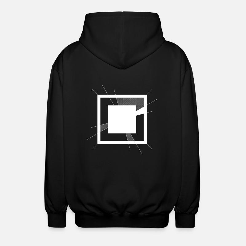 Abstract 2 - Unisex Kapuzenjacke - Schwarz