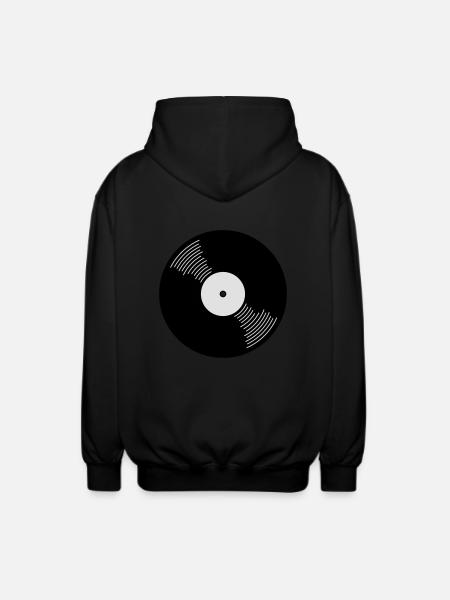 Vinyle - Veste à capuche unisexe - noir