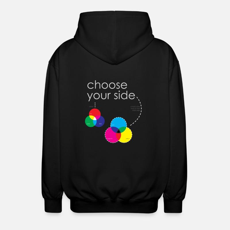 Farbsysteme - Unisex Kapuzenjacke - Schwarz