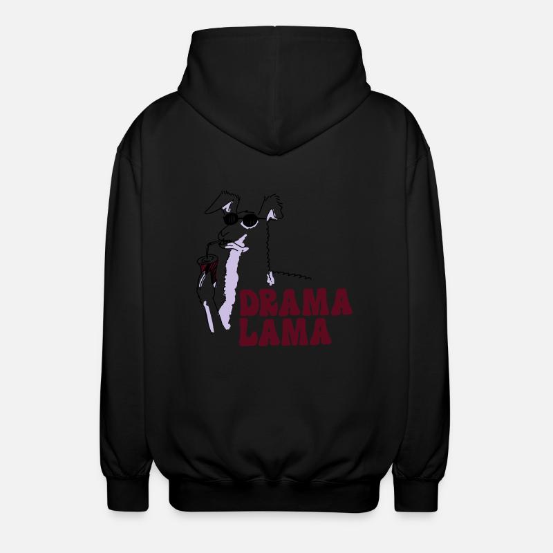 Drama Lama - Unisex Kapuzenjacke - Schwarz