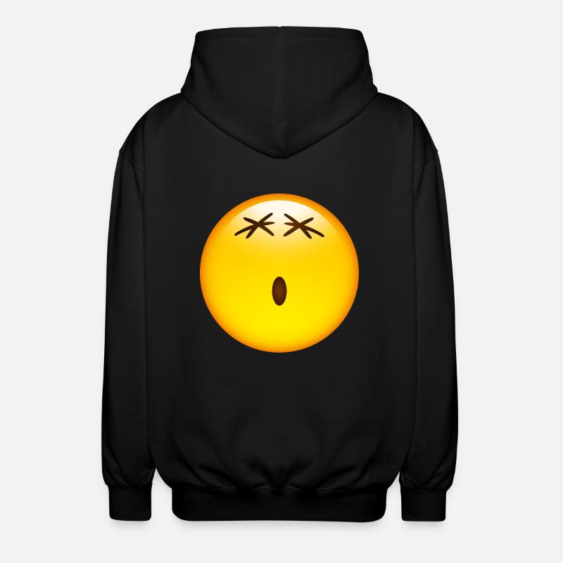 Smiley Glossy Ohw! - Veste à capuche unisexe - noir