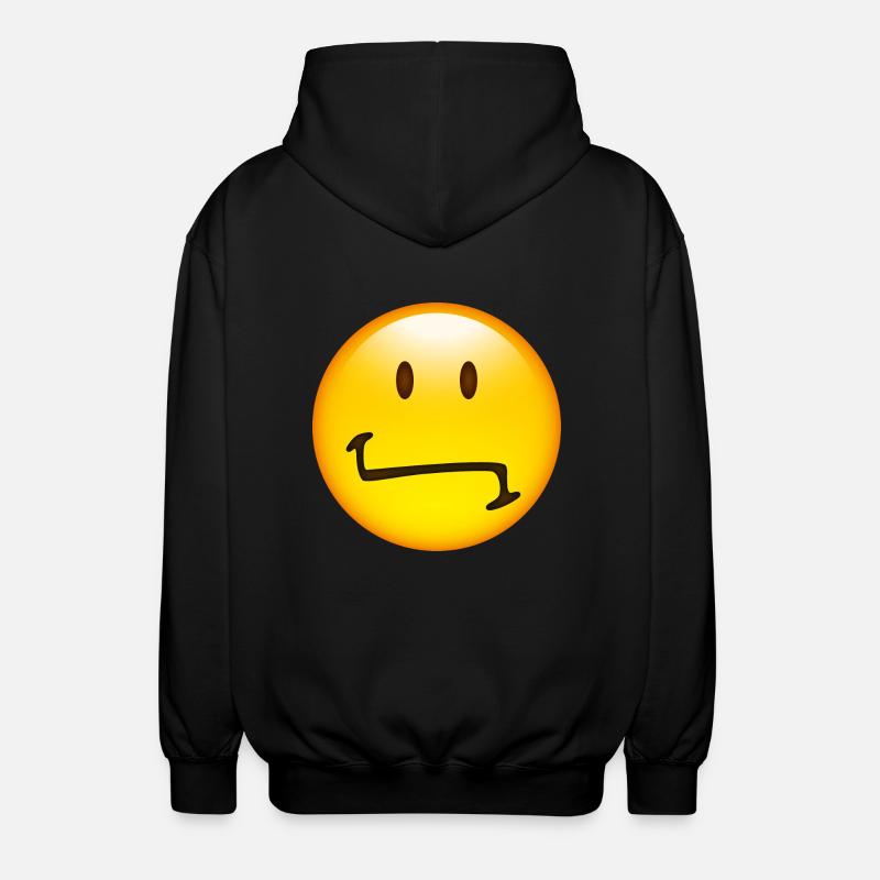 Smiley Indifferent - Veste à capuche unisexe - noir
