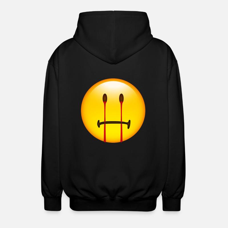 Smiley Halloween - Veste à capuche unisexe - noir
