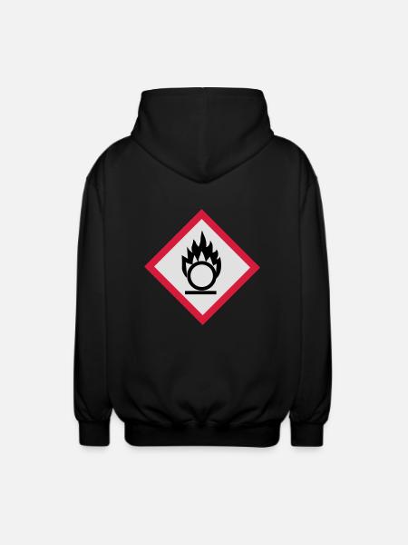 brandfoerdernd - Unisex Kapuzenjacke - Schwarz