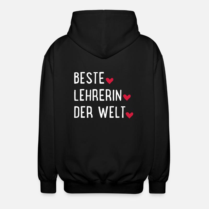 Lehrerin - Unisex Kapuzenjacke - Schwarz