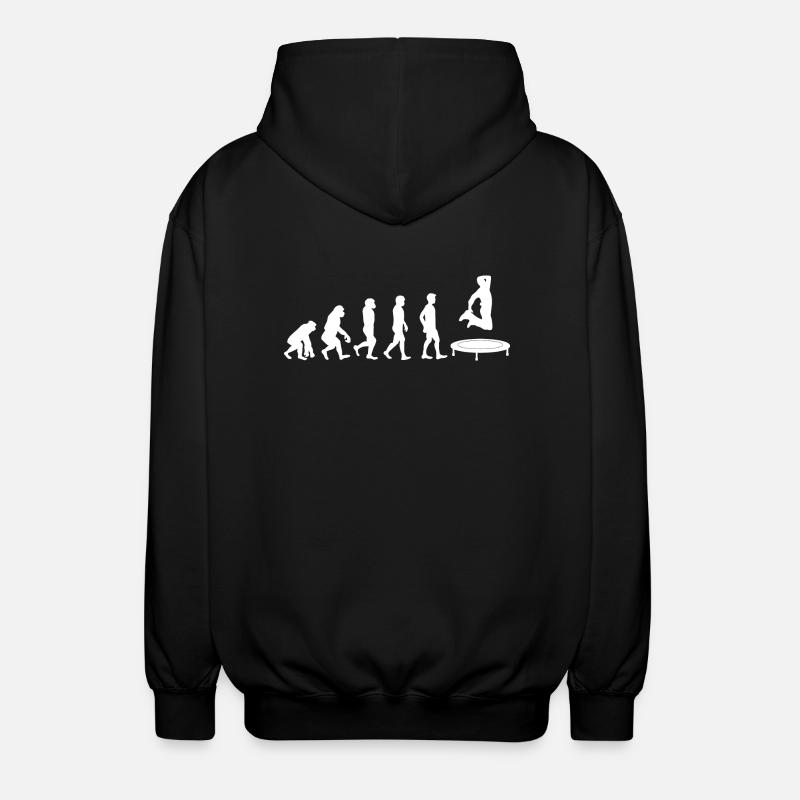 Trampolin Evolution - Unisex Kapuzenjacke - Schwarz