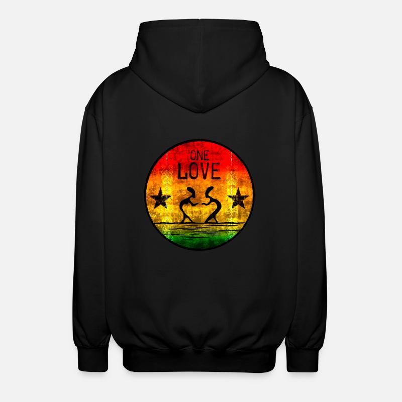 Un amour reggae 2 - Veste à capuche unisexe - noir