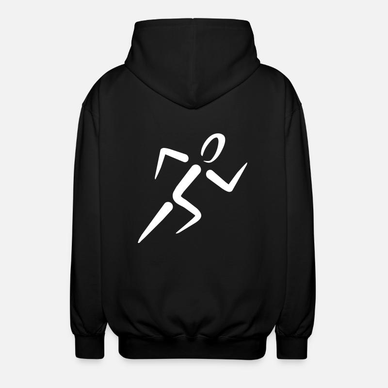 Courir - Veste à capuche unisexe - noir