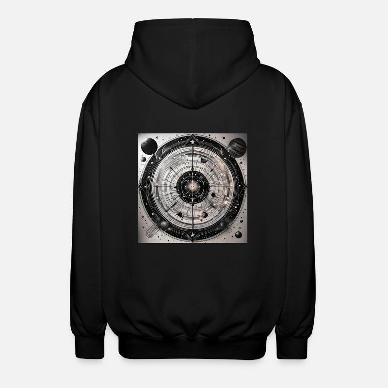 Galaxy's Edge - Interstellare Dartscheibe - Unisex Kapuzenjacke - Schwarz