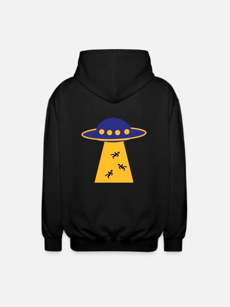 UFO - Unisex Hooded Jacket - black