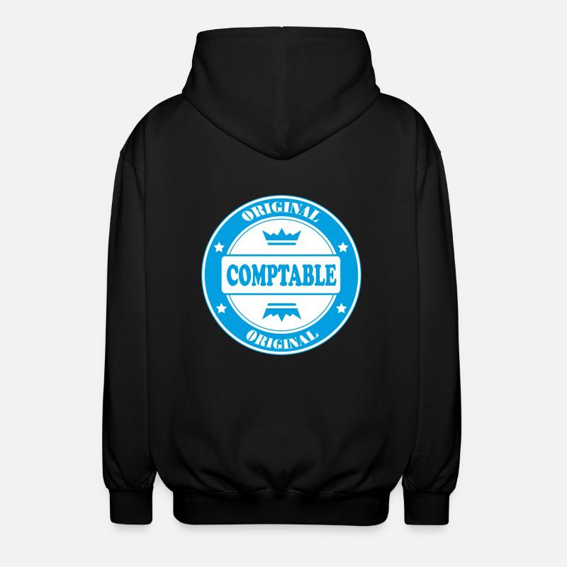 ORIGINAL COMPTABLE - Veste à capuche unisexe - noir