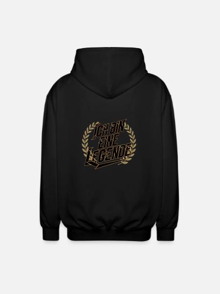 I'm a legend - Unisex Hooded Jacket - black