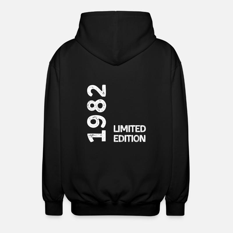 1982 limited edition - Veste à capuche unisexe - noir